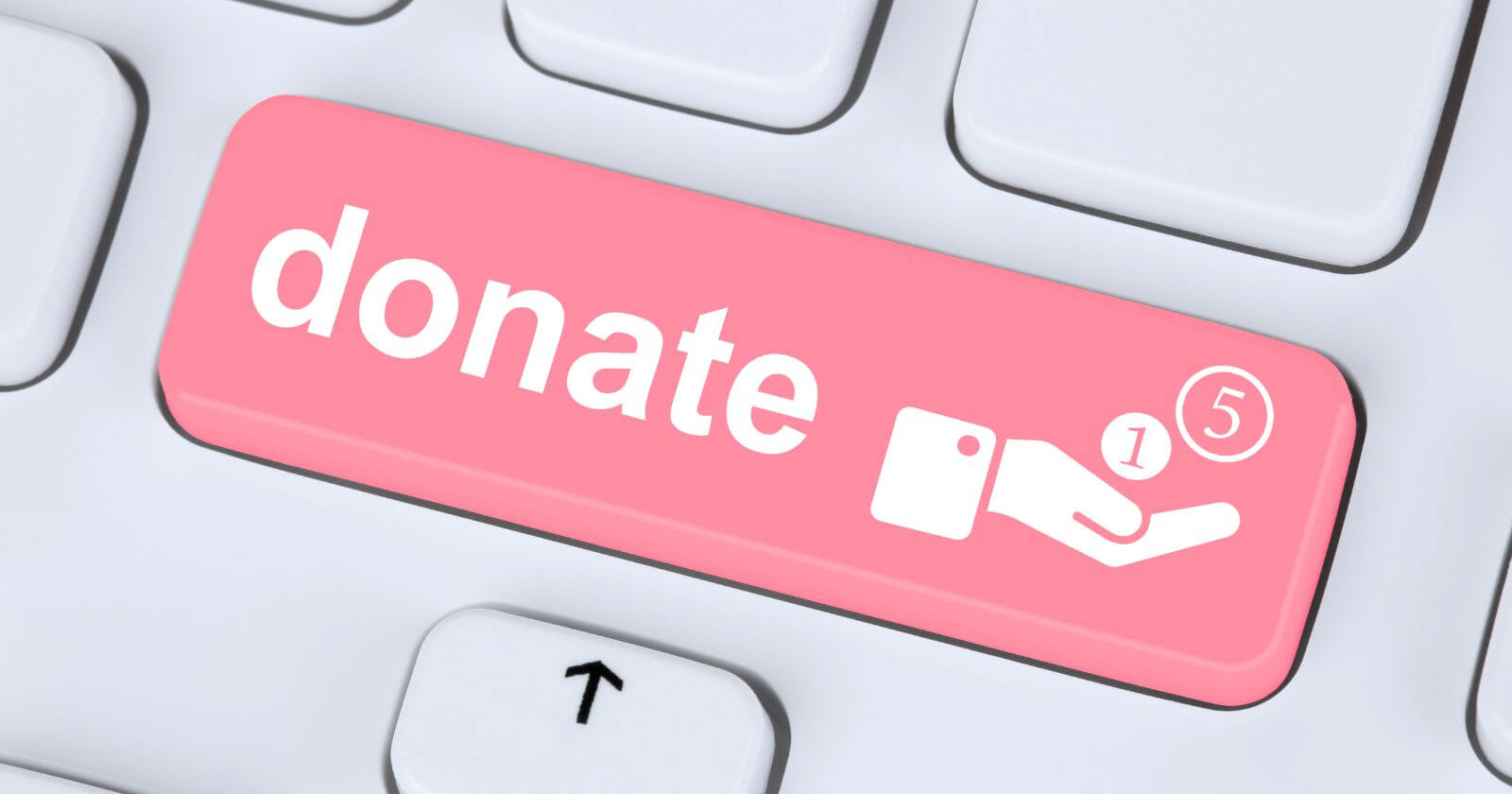 The photo shows donation button.