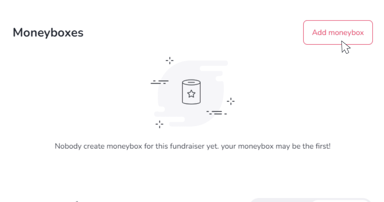 Picture shows moneybox feature on 4fund.com