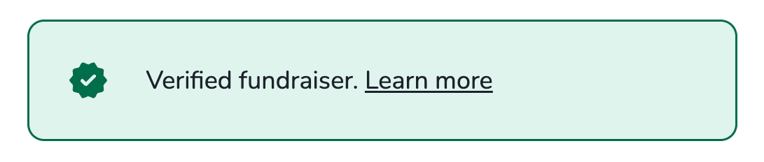 Screenshot showing a verification icon 